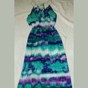 Multicolor summer Dress Small